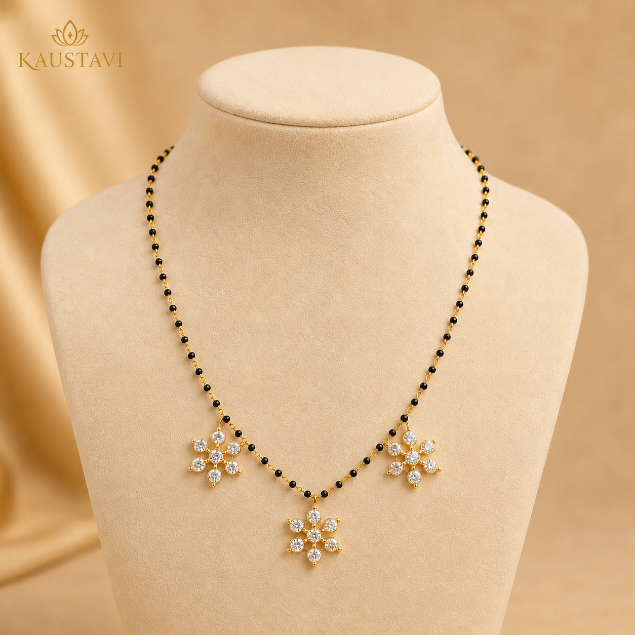 Trisha Floral Mangalsutra