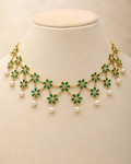 Vanamala Emerald & Pearl Necklace